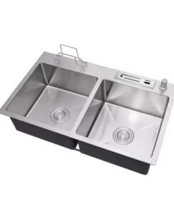 Bồn Rửa Chén 2 Hố Draco S1285ITD Chất Liệu Inox 304