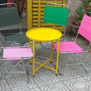 Ghế xếp cafe inox - 006