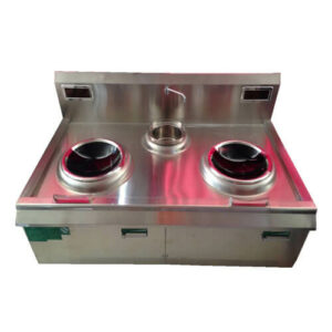 Bếp từ công nghiệp đôi mặt kính lõm