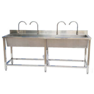 Bồn rửa tay inox công nghiệp 002