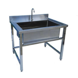 Chậu rửa công nghiệp đơn hố 700×500 mm