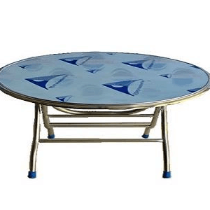 Bàn tròn inox 1M 001