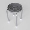 Ghế đẩu inox Minh Ánh 01