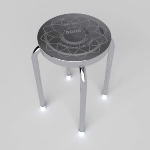 Ghế đẩu inox Minh Ánh 01