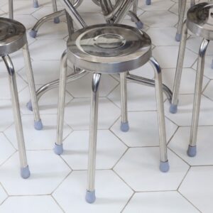 Ghế đẩu inox 1404 mặt 30 phi 25