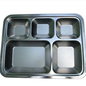 Khay Cơm Inox 5 Ngăn (29.5x37x3) Cm – DN76