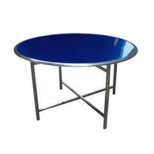 Bàn Tròn Inox Chữ Thập 1m2