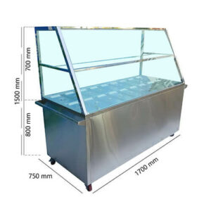 Tủ giữ nóng thức ăn công nghiệp 18 khay
