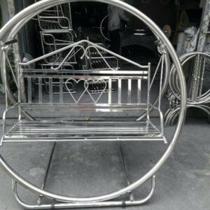 Xích đu inox kiểu vòng tròn rộng 1m5