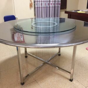 Bàn tiệc 1.45m , dày 1mm, inox 304
